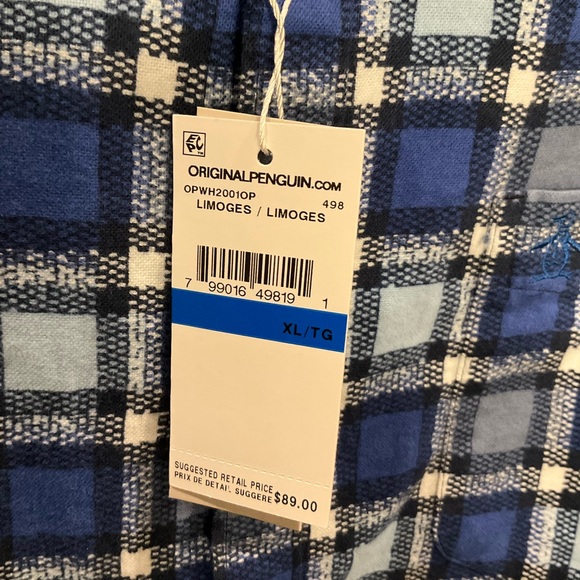 Penguin Men’s Fleece Shirt XL MSRP $89 - Picture 5 of 5